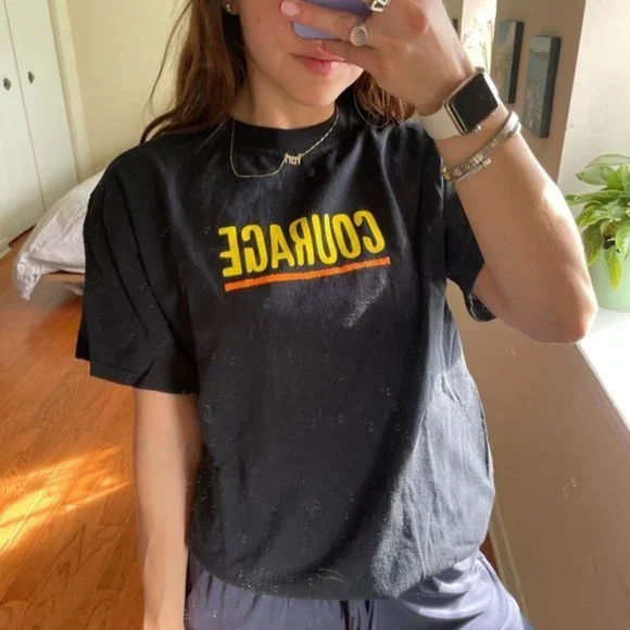 Chance the Rapper Courage Graphic Tee Black Size Medium - Picture 1 of 6